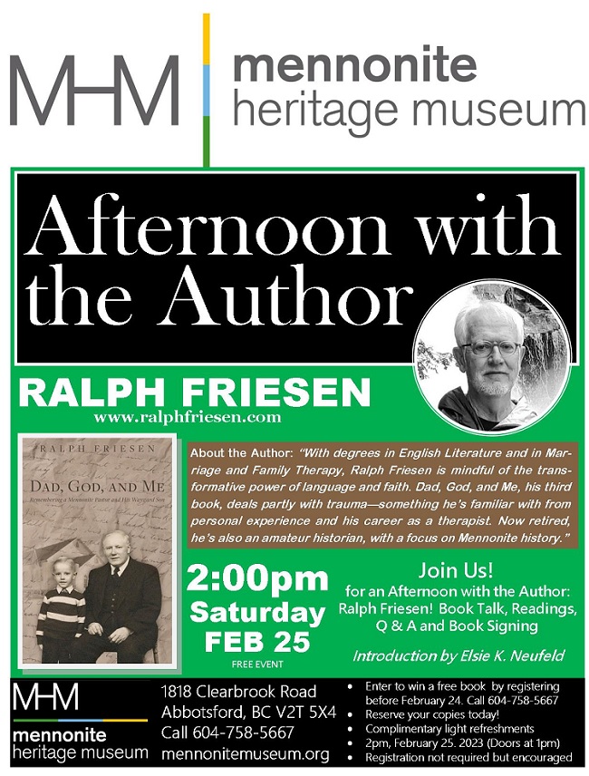 Ralph Friesen Booklaunch